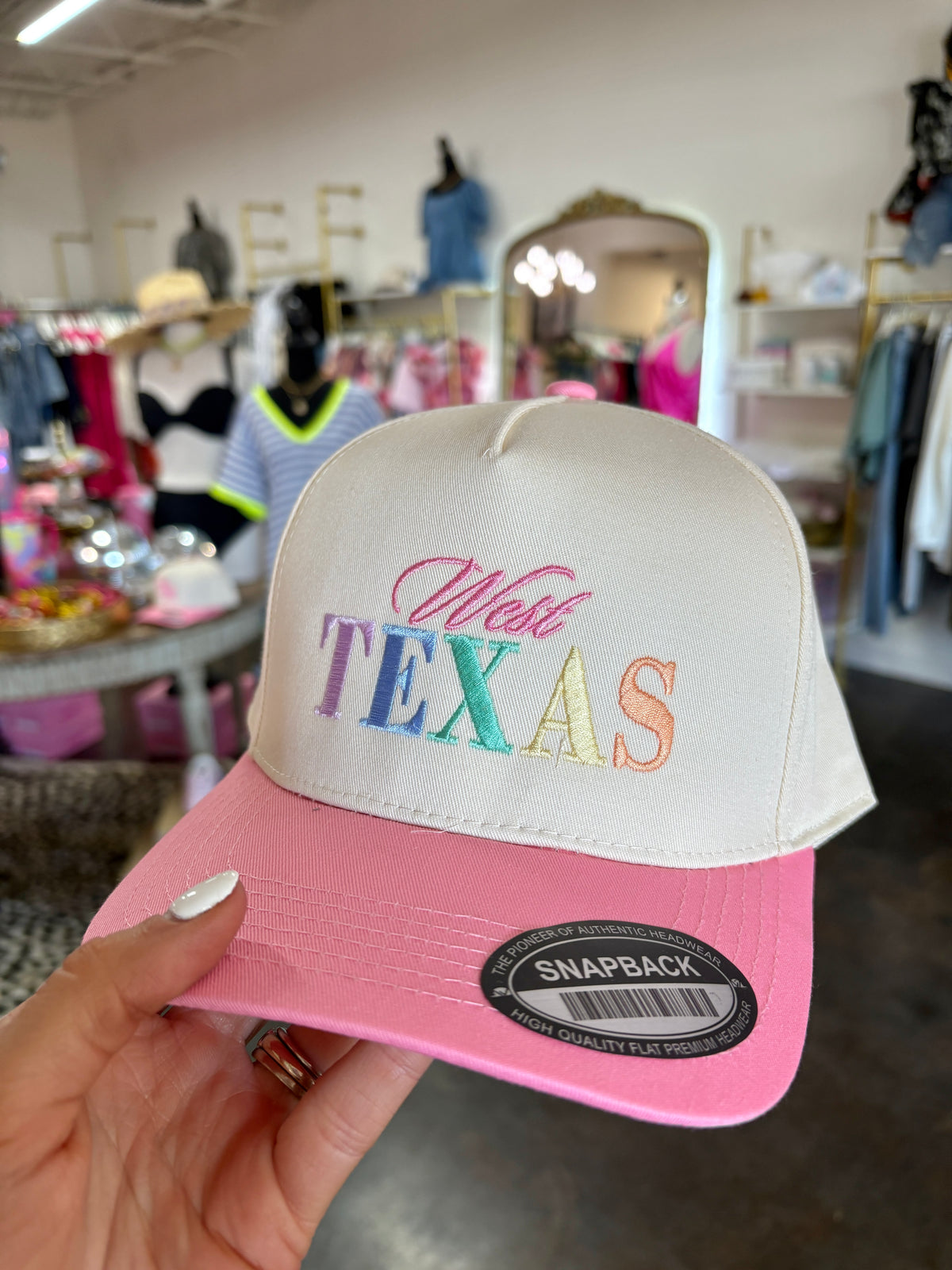 West Texas snapback trucker hat
