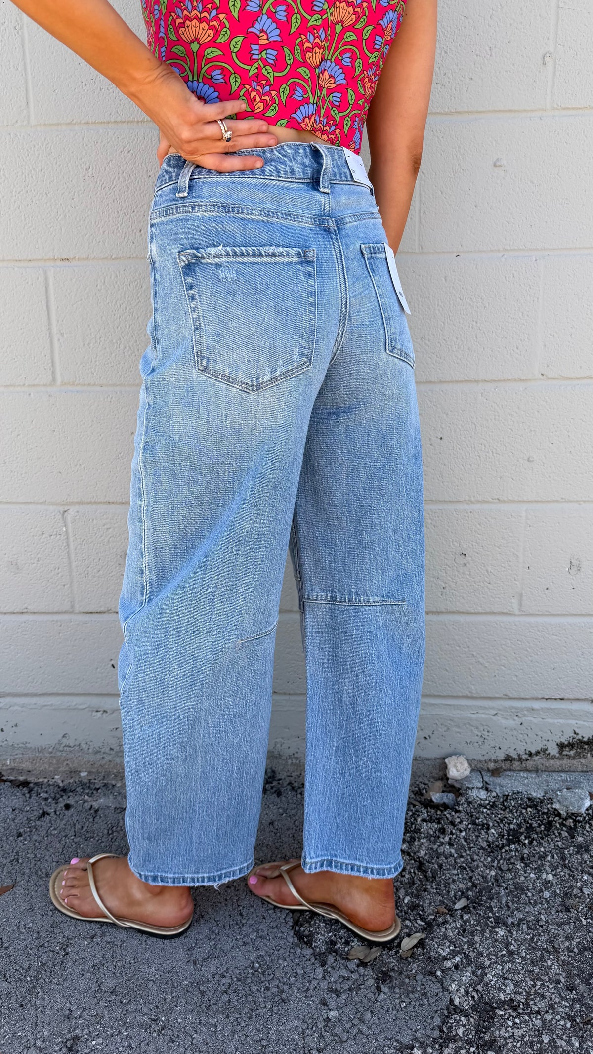 betsy barrel denim