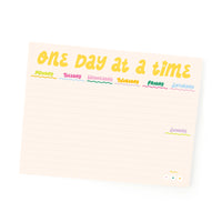 one day at a time weekly notepad