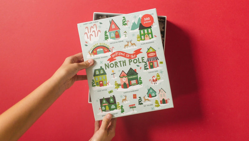 welcome to the north pole 500 piece puzzle