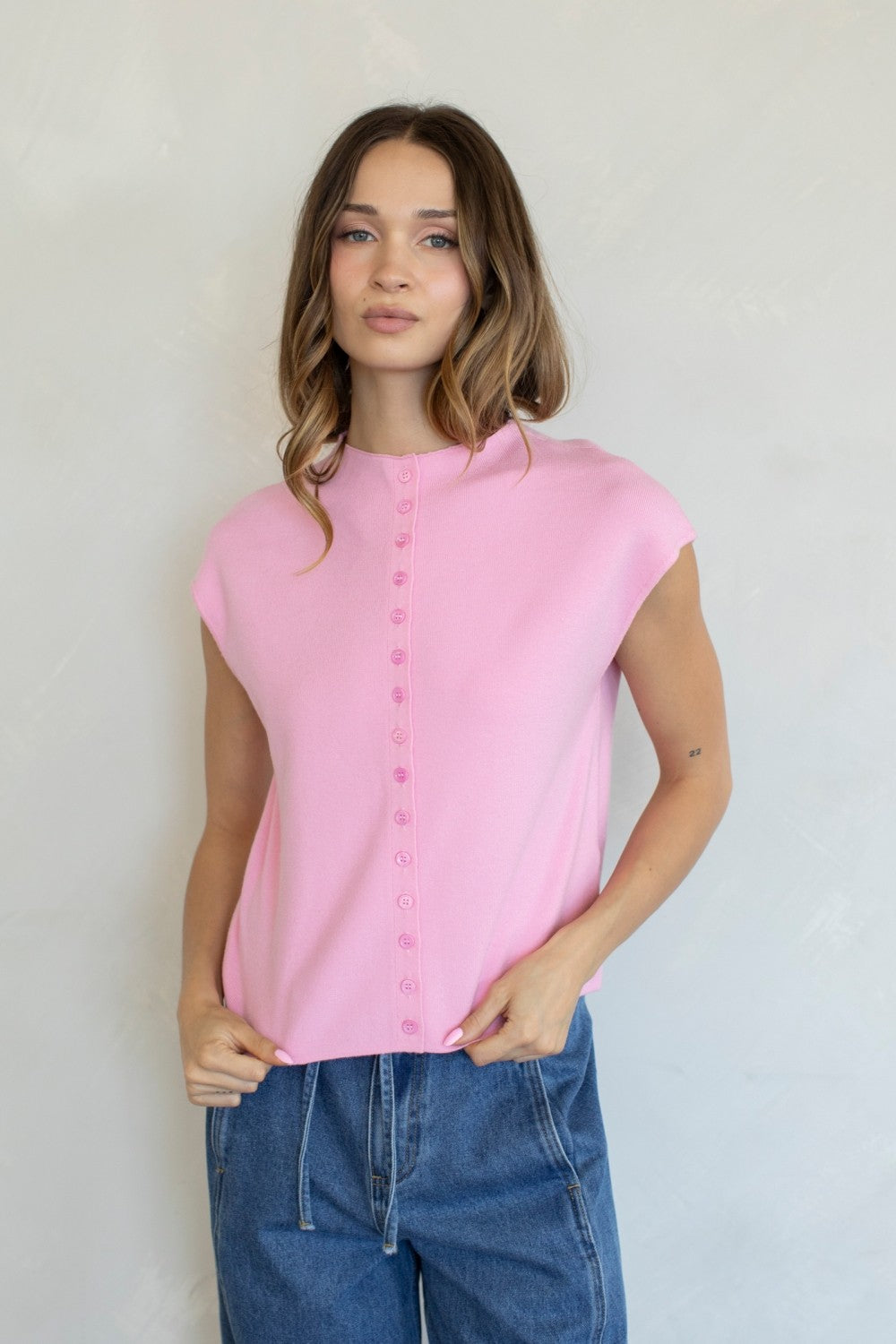 emilie button-up tank