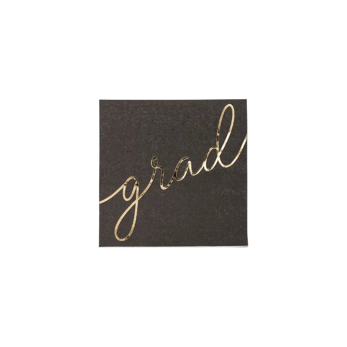 script grad cocktail napkins | FINAL SALE
