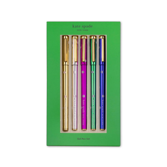 metallic dots pen set | Kate Spade