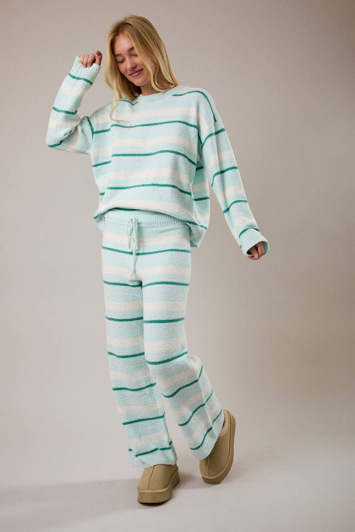 lala striped sweater set