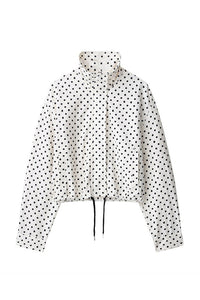 parke dotted cropped jacket