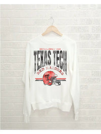 TTU helmet off sweatshirt