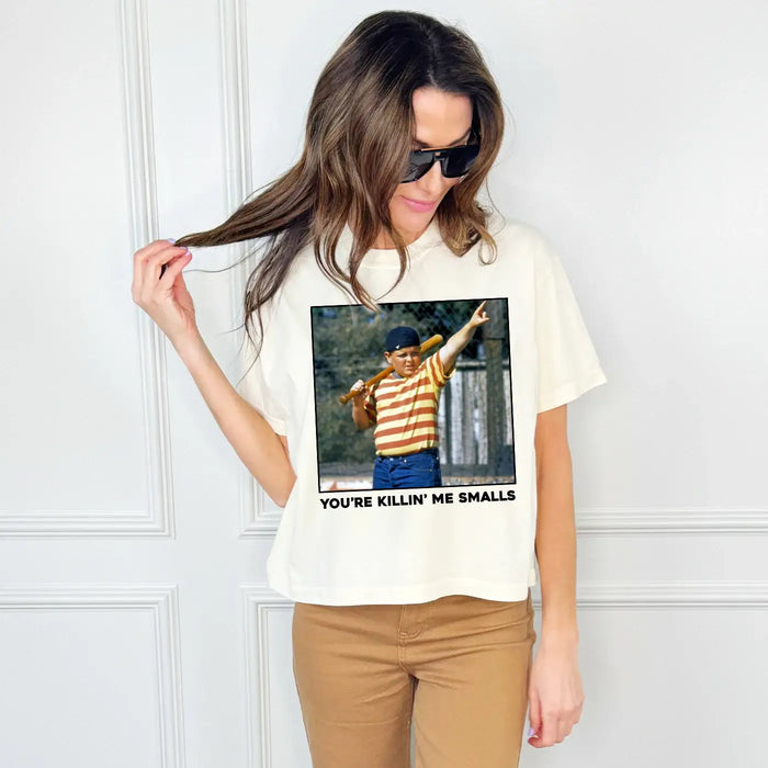killin' me smalls cropped tee