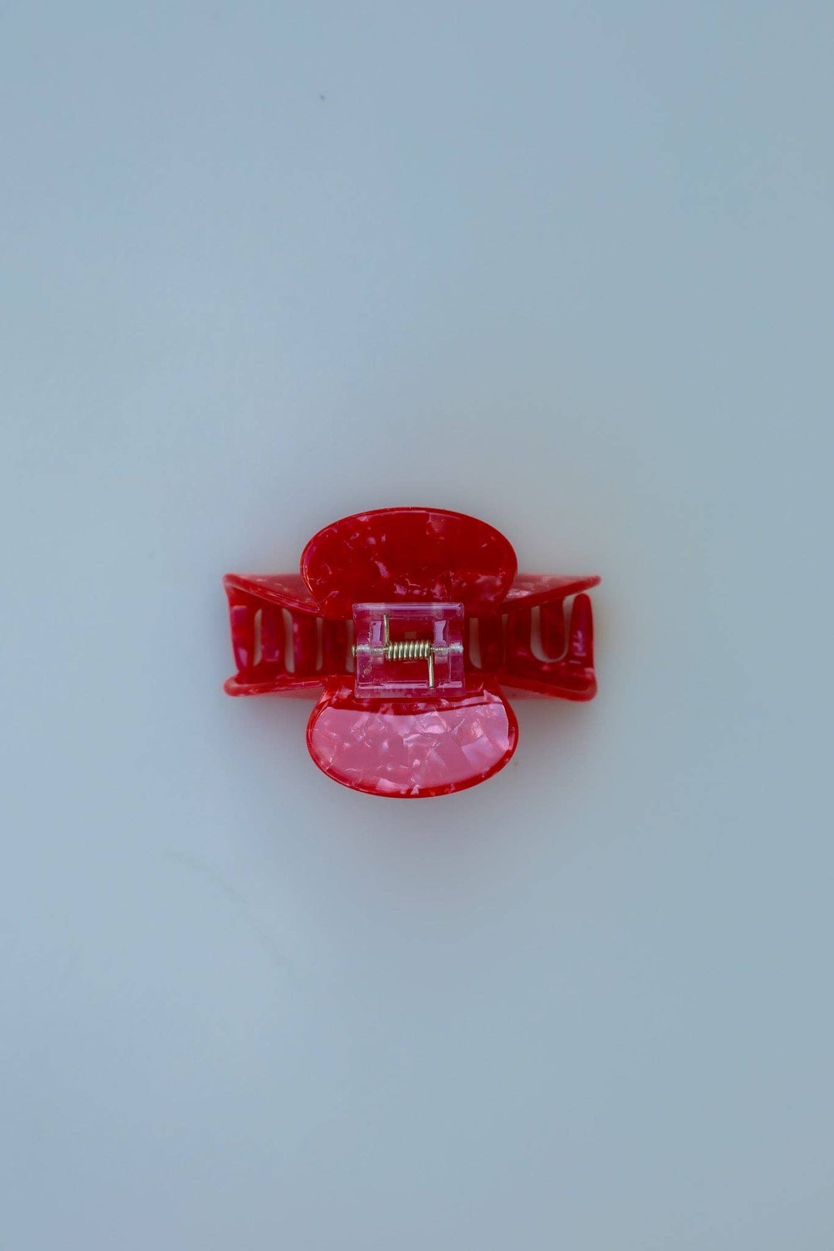 red tortoise pearl claw clip