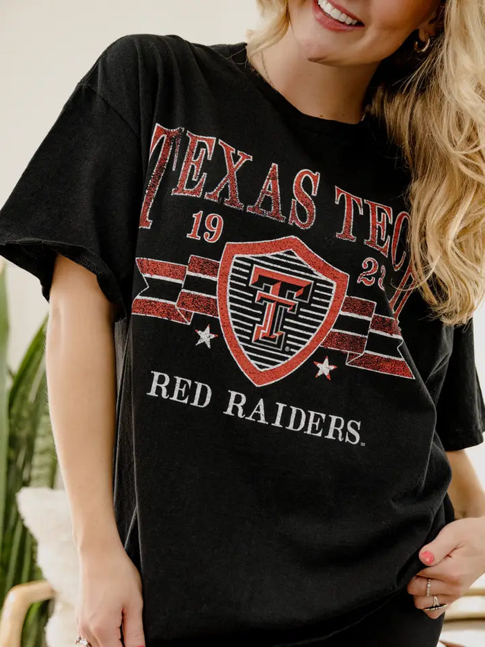 texas tech pep rally thrifted tee