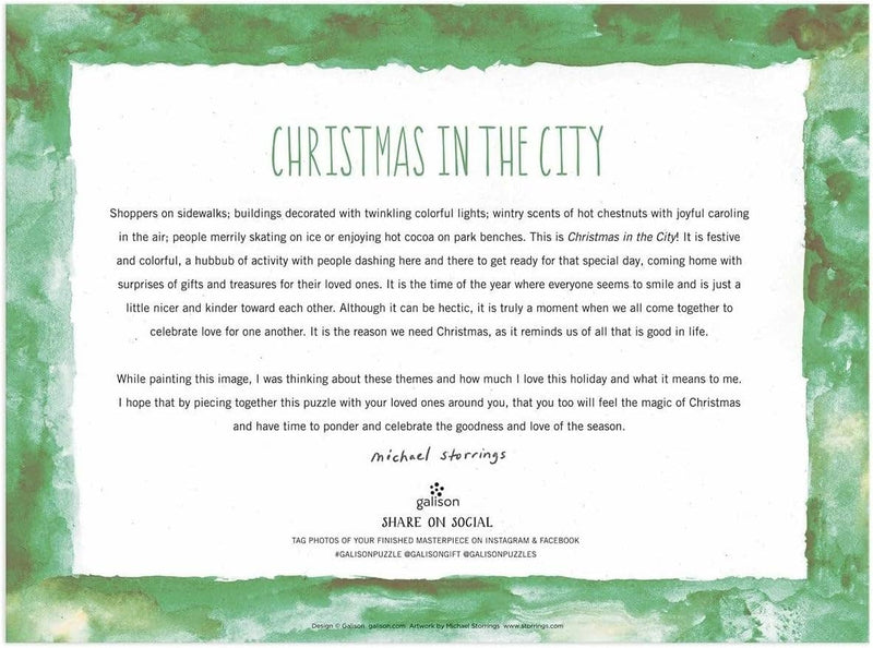 christmas in the city 1000pc puzzle