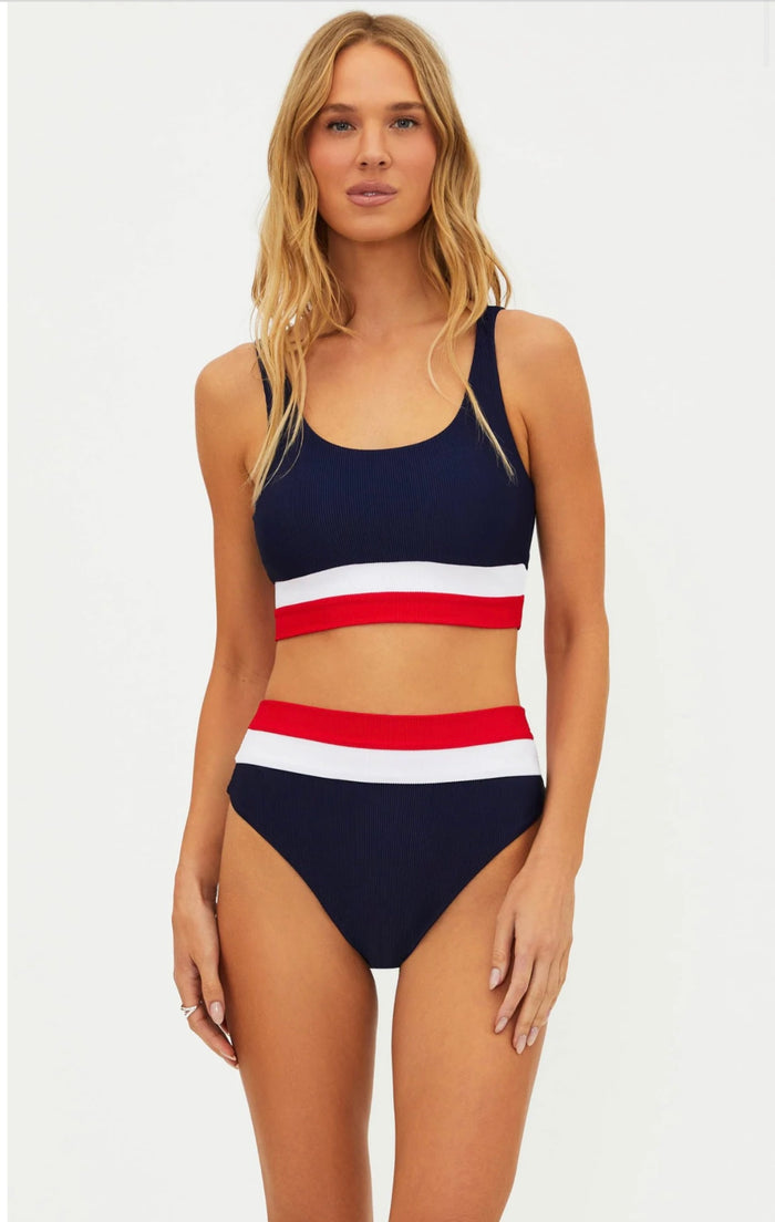 mackenzie top | americana colorblock