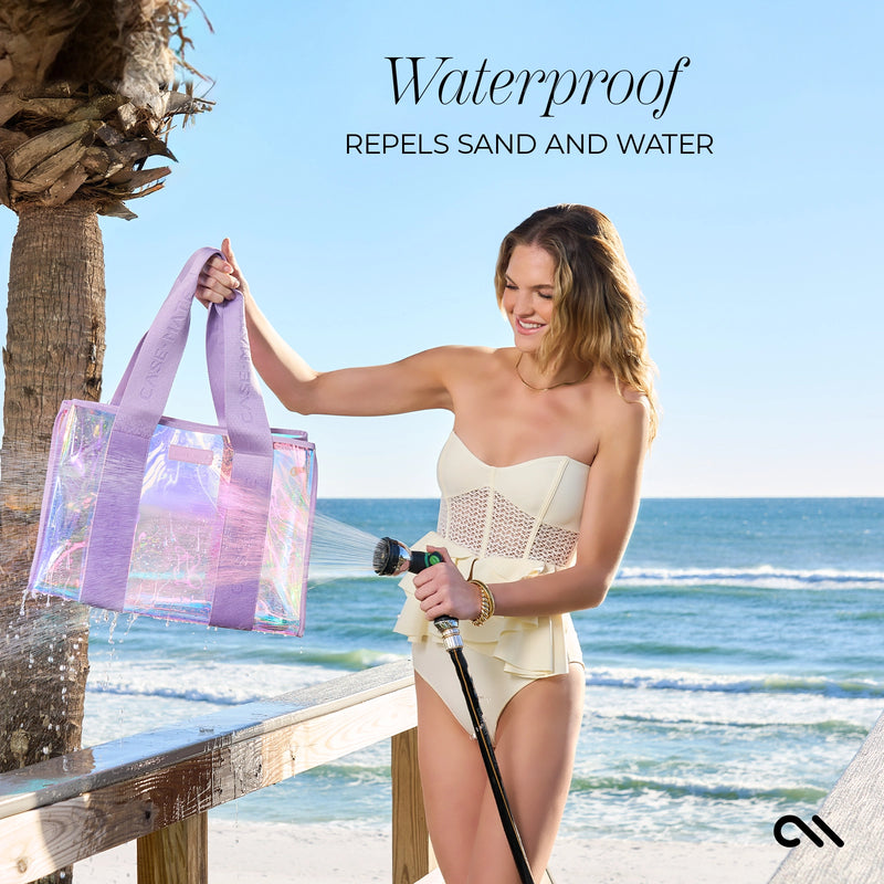 case-mate | soap bubble beach tote w/ phone pouch