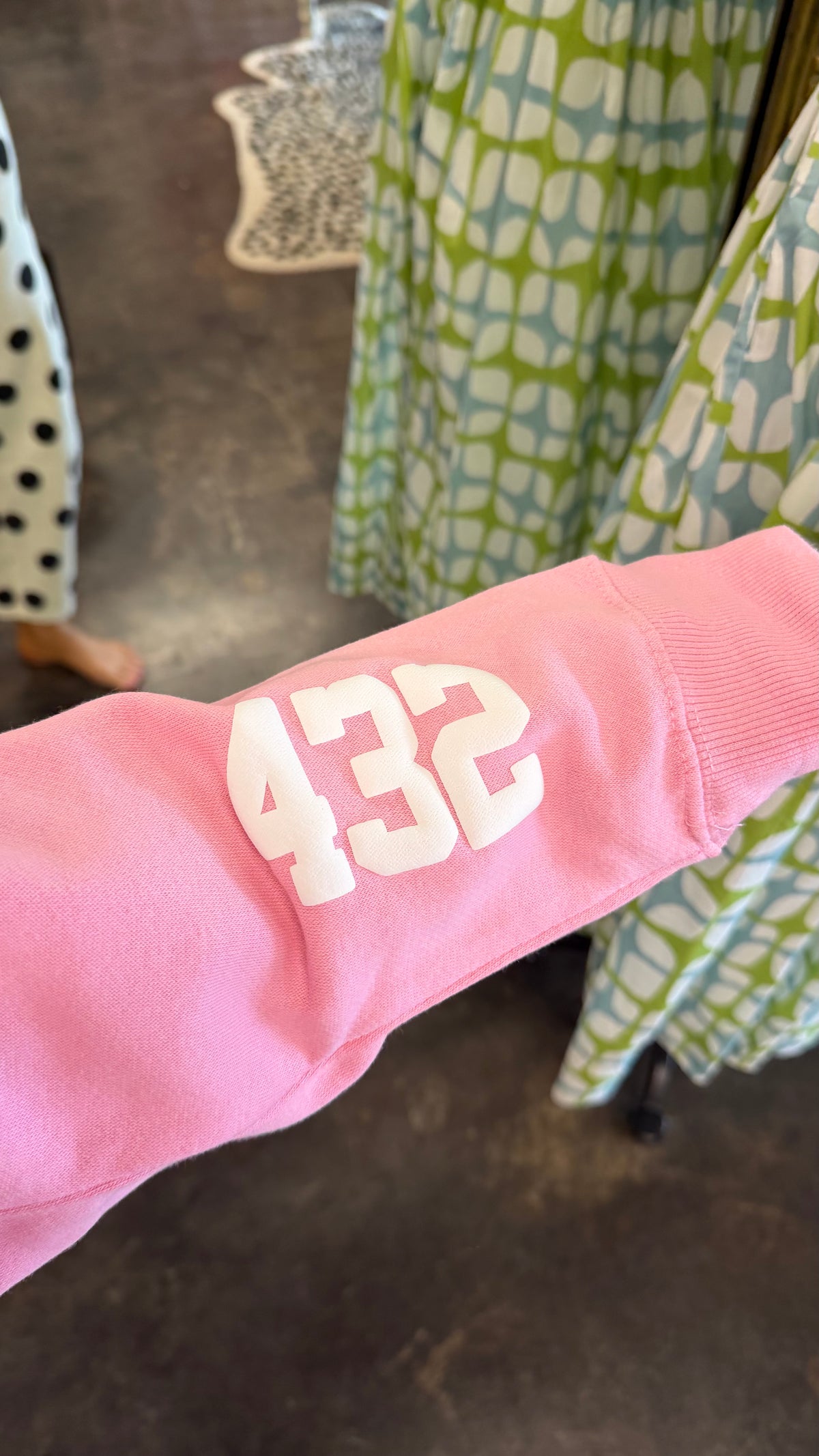 pink MIDLAND crewneck sweatshirt