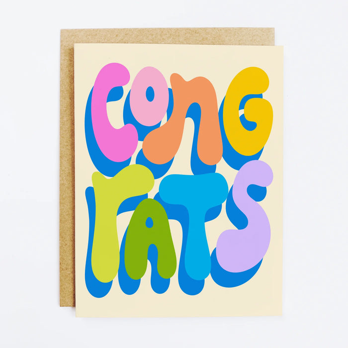 bubbly congrats greeting card