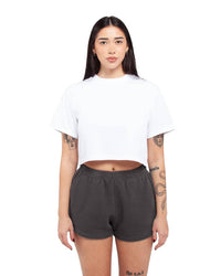 martinis & tennis cropped tee