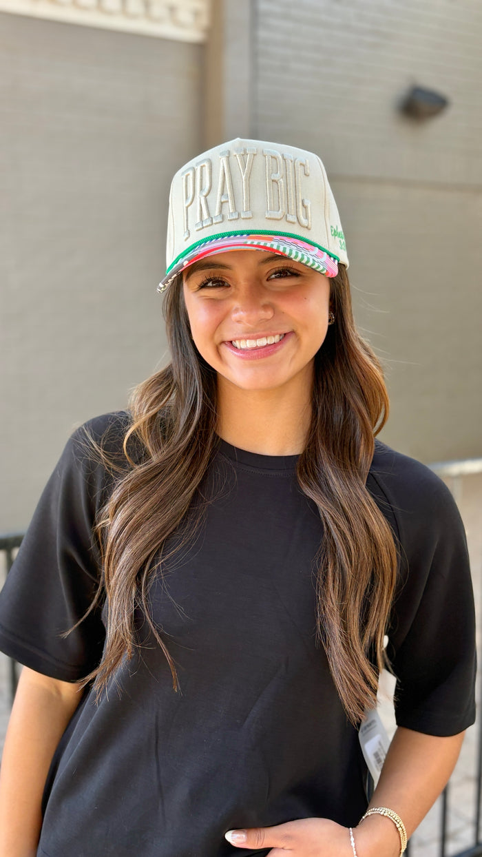 pray BIG trucker hat