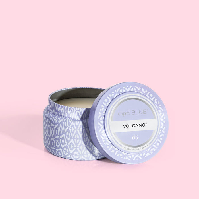 Capri blue | Volcano Digital Lavender Printed Travel Tin, 8.5 oz