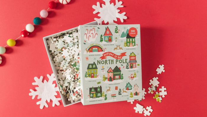 welcome to the north pole 500 piece puzzle