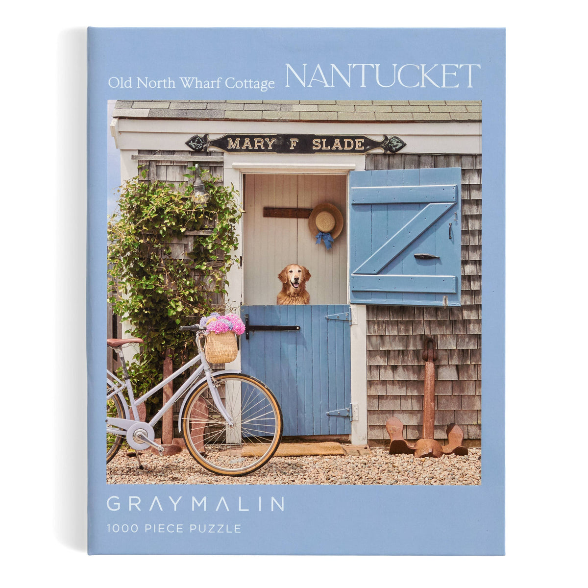 nantucket 1000pc book box puzzle | gray malin
