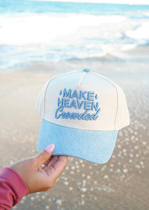 make heaven crowded vintage trucker hat