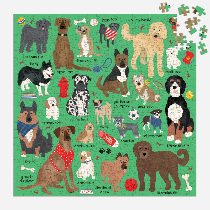 mixed breeds dog 500pc puzzle