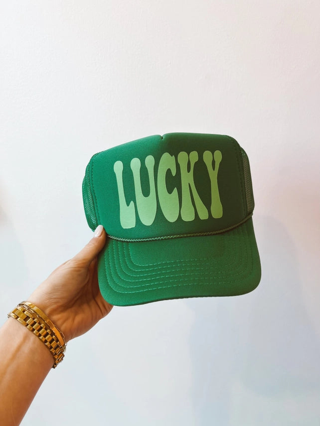 lucky trucker hat