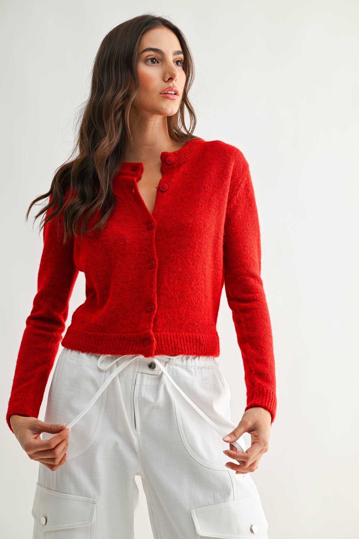 ruby cardigan