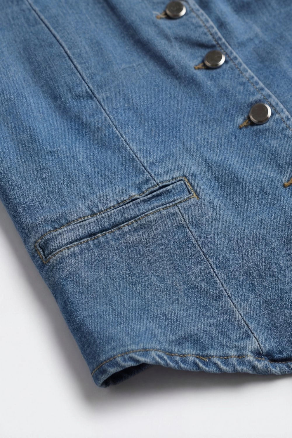 good genes denim vest