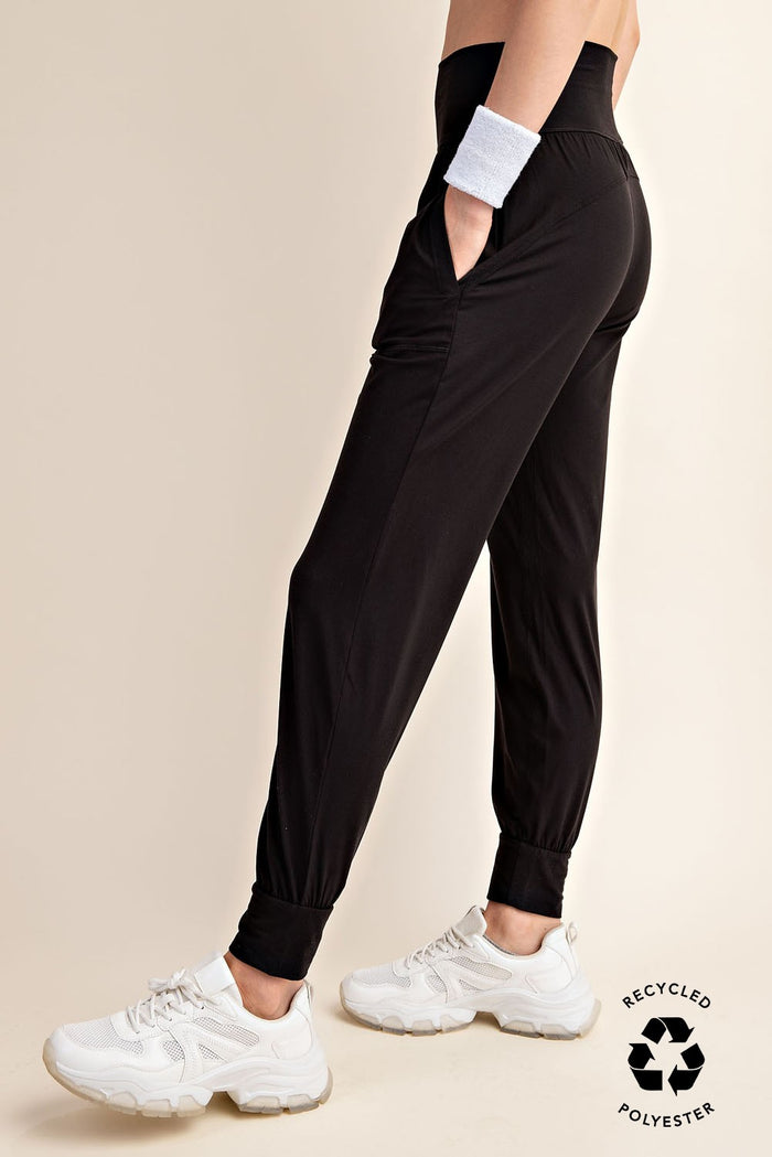 could be good butter-soft black joggers