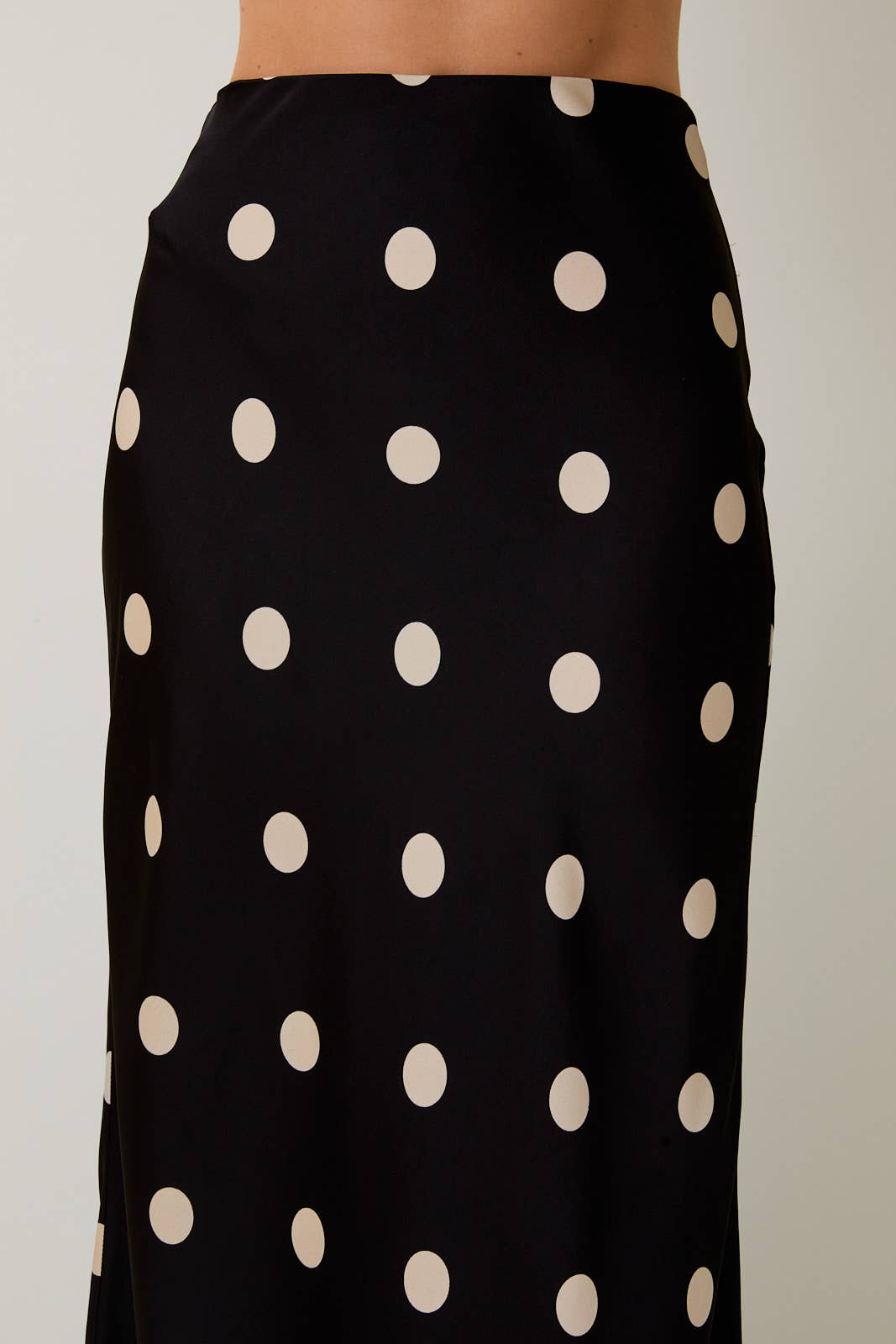 something to talk about polka dot satin mini skirt| FINAL SALE |