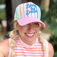 living the dream snapback hat