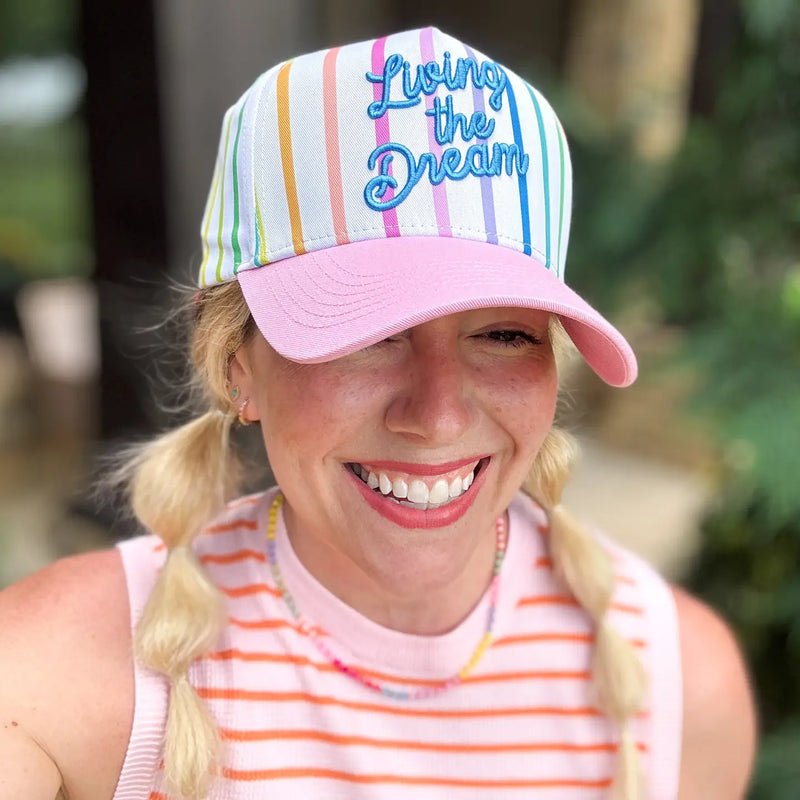 living the dream snapback hat