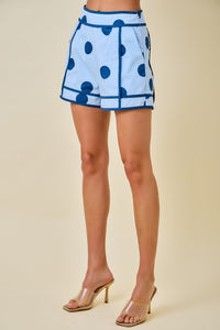 summer fling polka dot shorts
