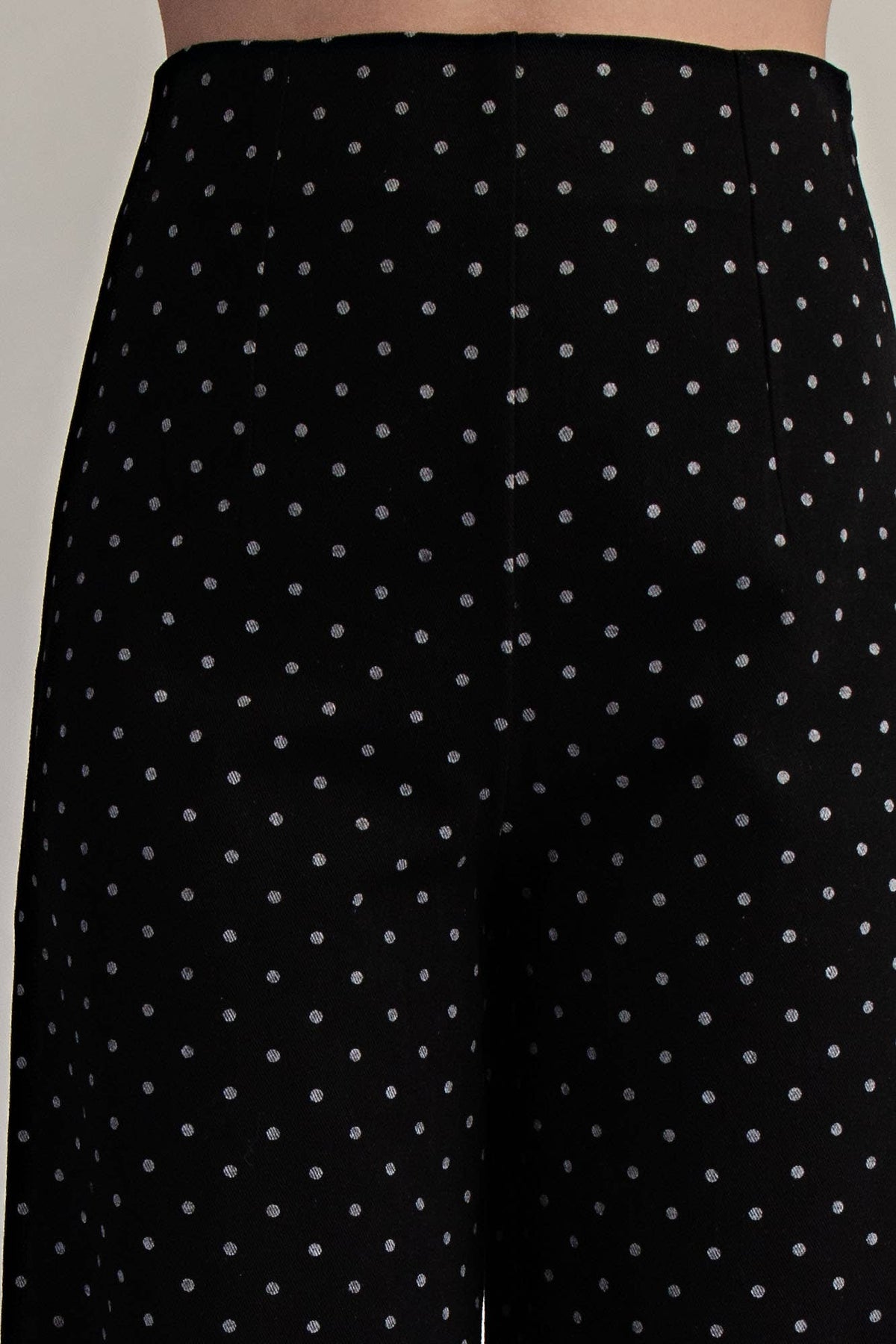 holly high-waisted polka dot pants