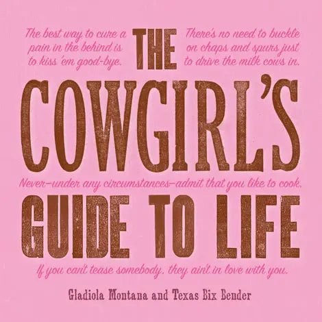 cowgirl's guide to life - mini coffee table book