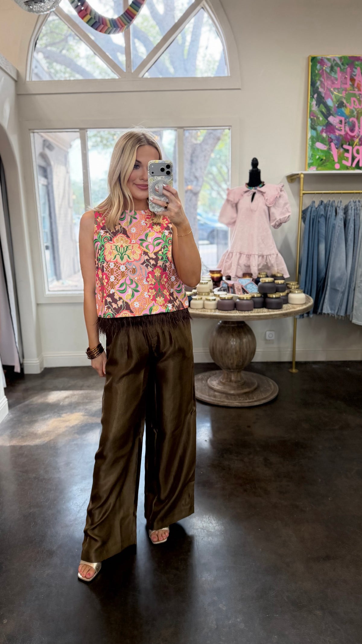 brown sugar wide leg pants