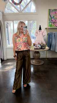 brown sugar wide leg pants