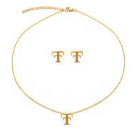 college vault texas tech stud + necklace set
