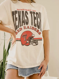 TTU helmet off graphic tee