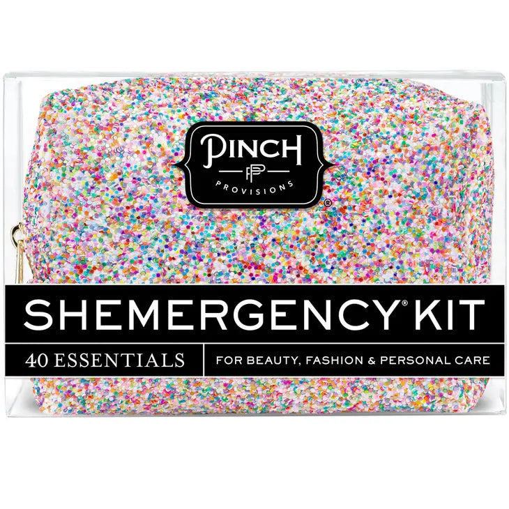funfetti glitter shemergency kit