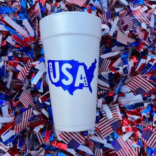 USA styrofoam cups