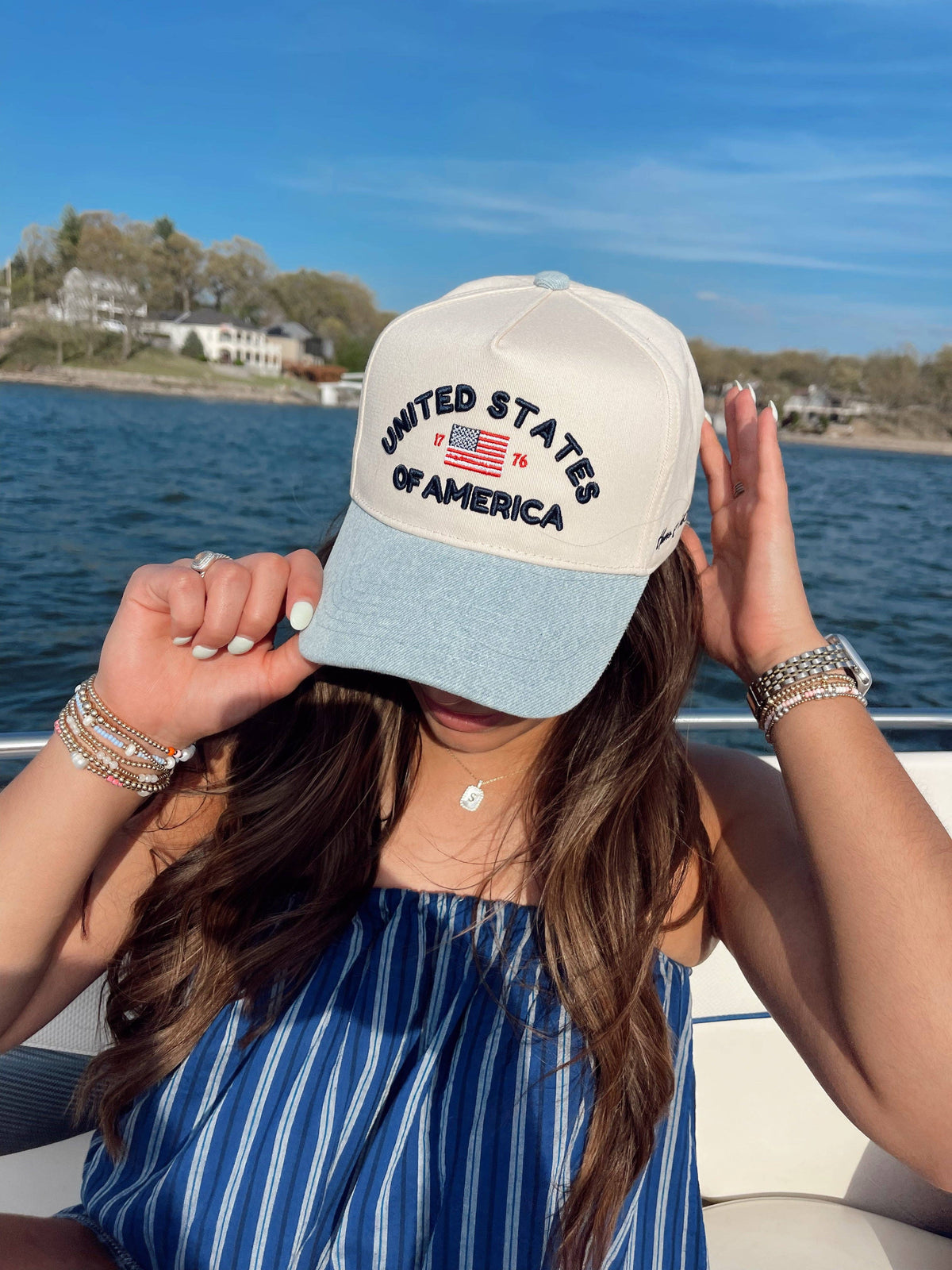 USA vintage trucker hat
