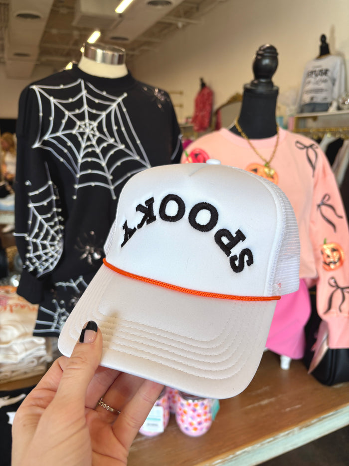 spooky foam trucker hat