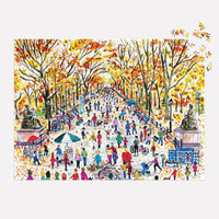 fall in central park 1000pc puzzle