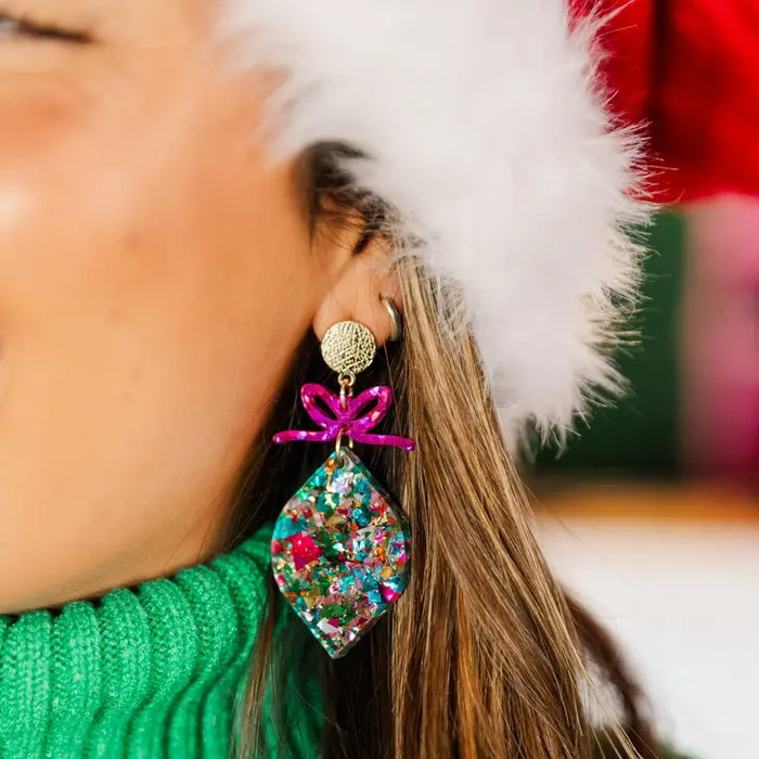 dasher ornament drop earrings