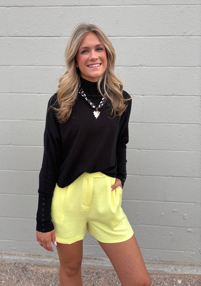 karley button-detail sweater