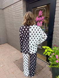connect the dots plisse set | FINAL SALE
