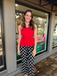 the audacity pleated cami top