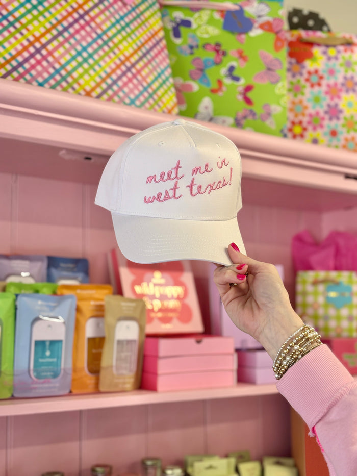 meet me in west texas trucker hat