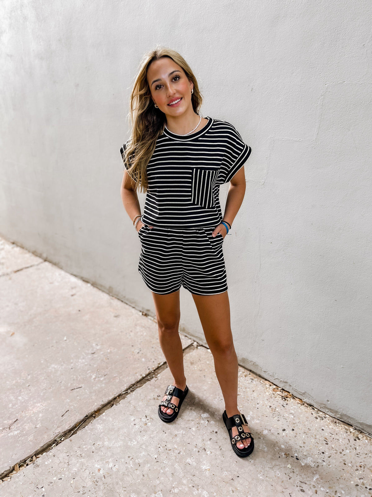 vanessa striped tee